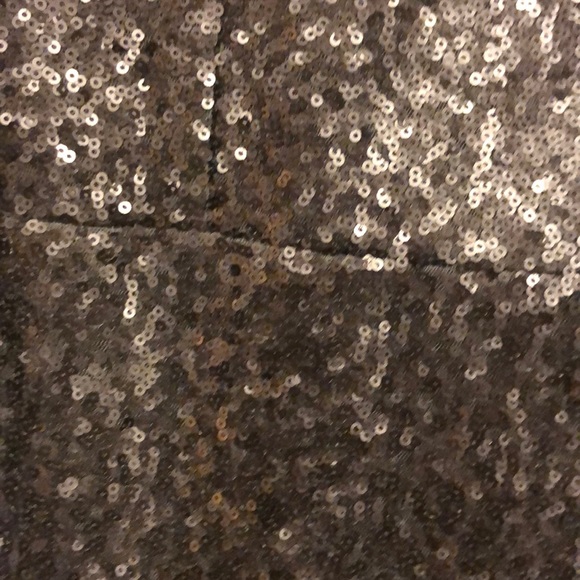 Grey Sequin Cocktail Dress - Picture 5 of 6